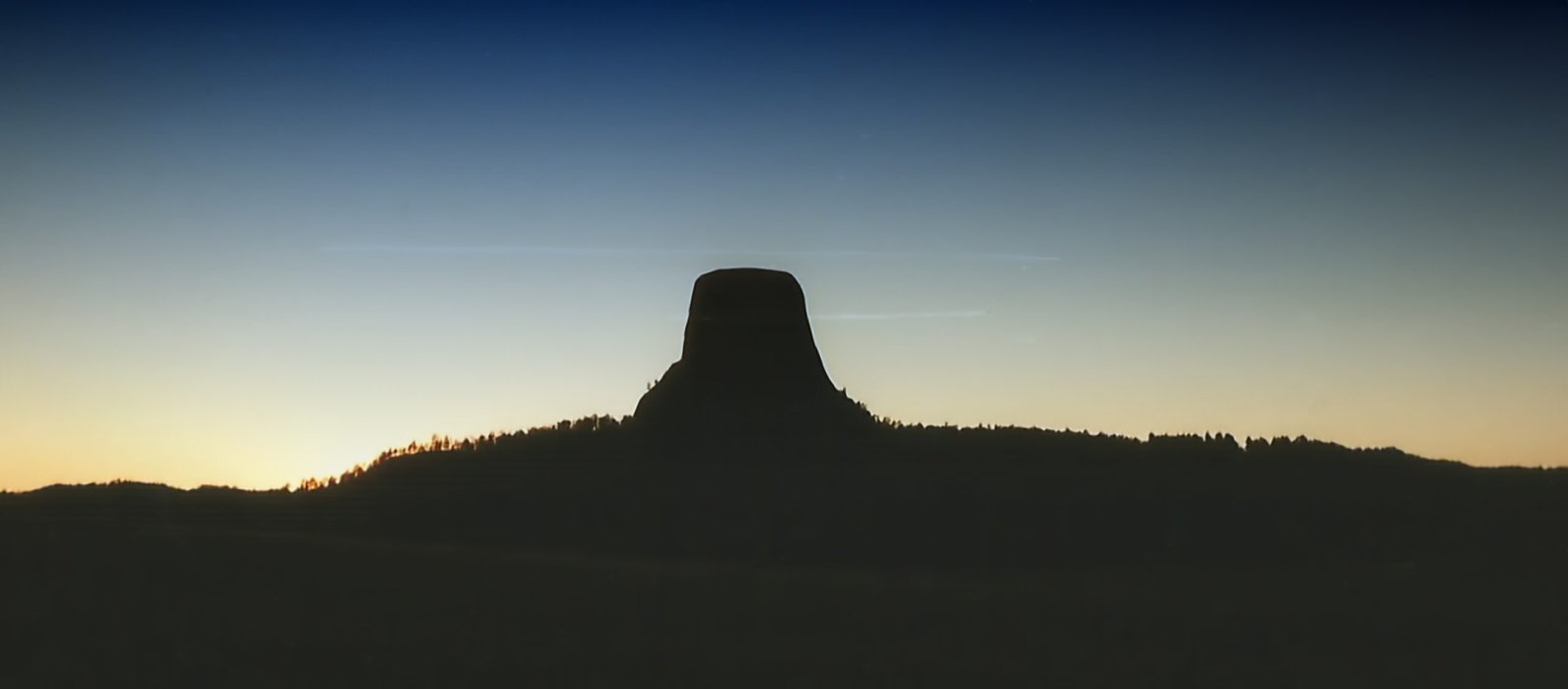 Sunset at Devils Tower Wyoming