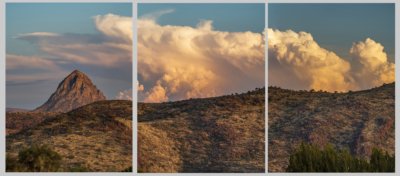 Mitre Peak Pan - Limited Edition Metal Triptych