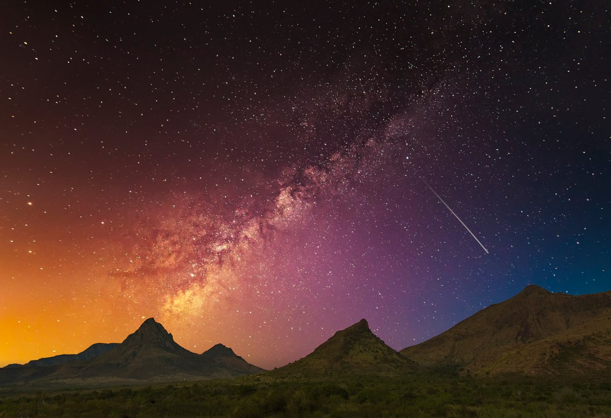 Mountains Milky Way Stars