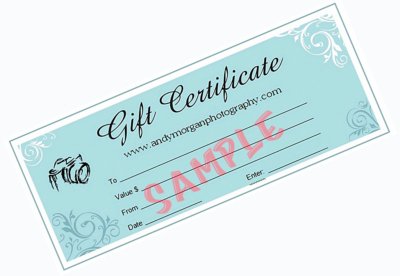 Art Gift Certificates