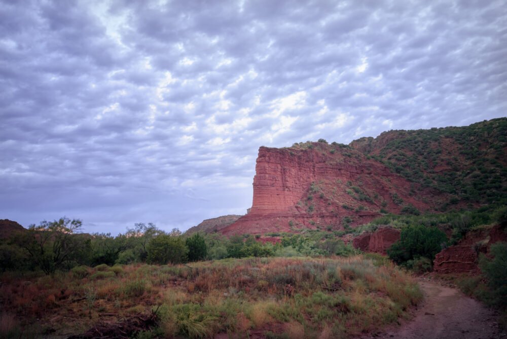 Caprock Canyon Clouds Desert