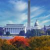 Washington DC Monuments - Tea Towel - Image 2